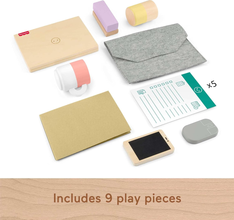 Kids' Wooden Post Office Play Set